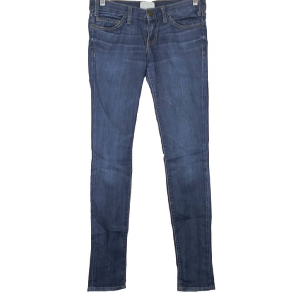 Current Elliott Skinny‎ Jeans Women 27 Blue Denim Low Rise Slim Fit Made In USA